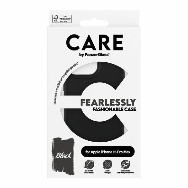 CARE af PanzerGlass Modigt Modigt Case til iPhone 15 Pro Max - sort