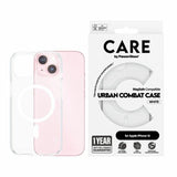 CARE af PanzerGlass Urban Combat Case MagSafe til iPhone 15 - Hvid