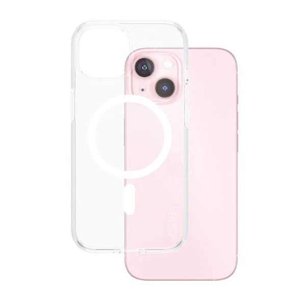 CARE af PanzerGlass Urban Combat Case MagSafe til iPhone 15 - Hvid