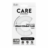 CARE af PanzerGlass Urban Combat Case MagSafe til iPhone 15 Plus - Hvid
