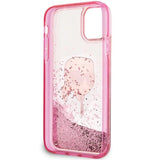 Karl Lagerfeld Glitter Karl Head iPhone 11/XR Case - Pink
