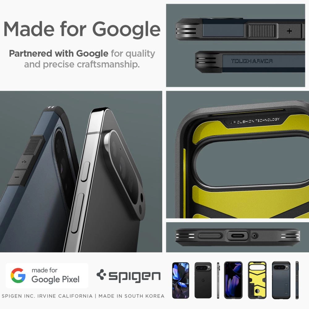 Spigen Tough Armor case for Google Pixel 9 Pro XL - graphite