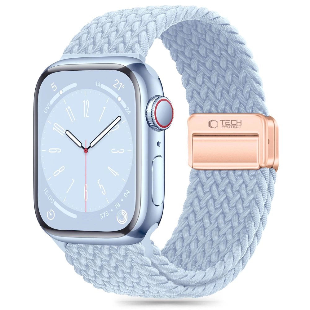 Tech-Protect Nylonmag Strap til Apple Watch 4 / 5 / 6 / 7 / 8 / 9 / SE (38 / 40 / 41 mm) - Blå