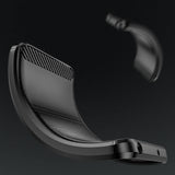 Carbon Case til iPhone 16 Plus Silicone Case - sort