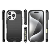 Carbon Case for iPhone 16 Pro - Black
