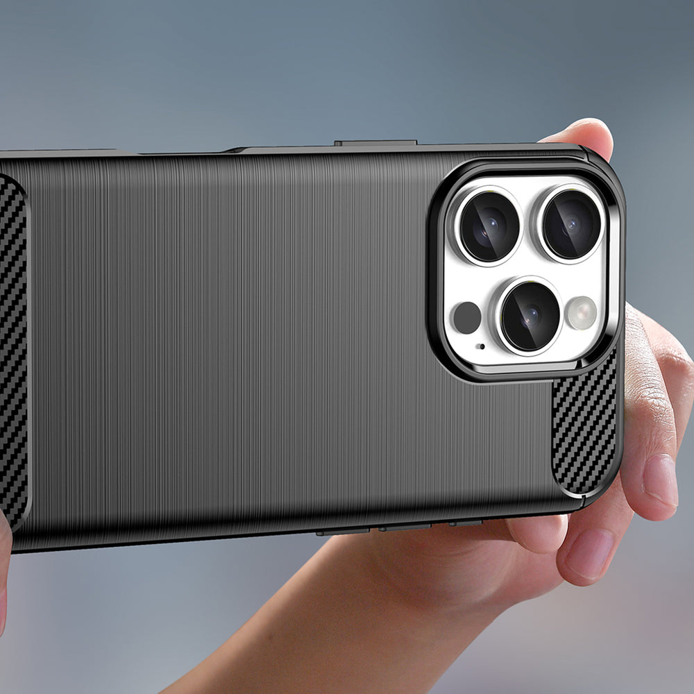 Carbon Case til iPhone 16 Pro - sort