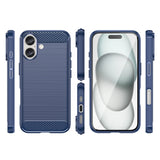 Carbon Case for iPhone 16 Plus - Blue