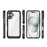 Outer Space Case med gelramme til iPhone 16 Plus - sort