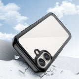 Outer Space Case med gelramme til iPhone 16 Plus - sort