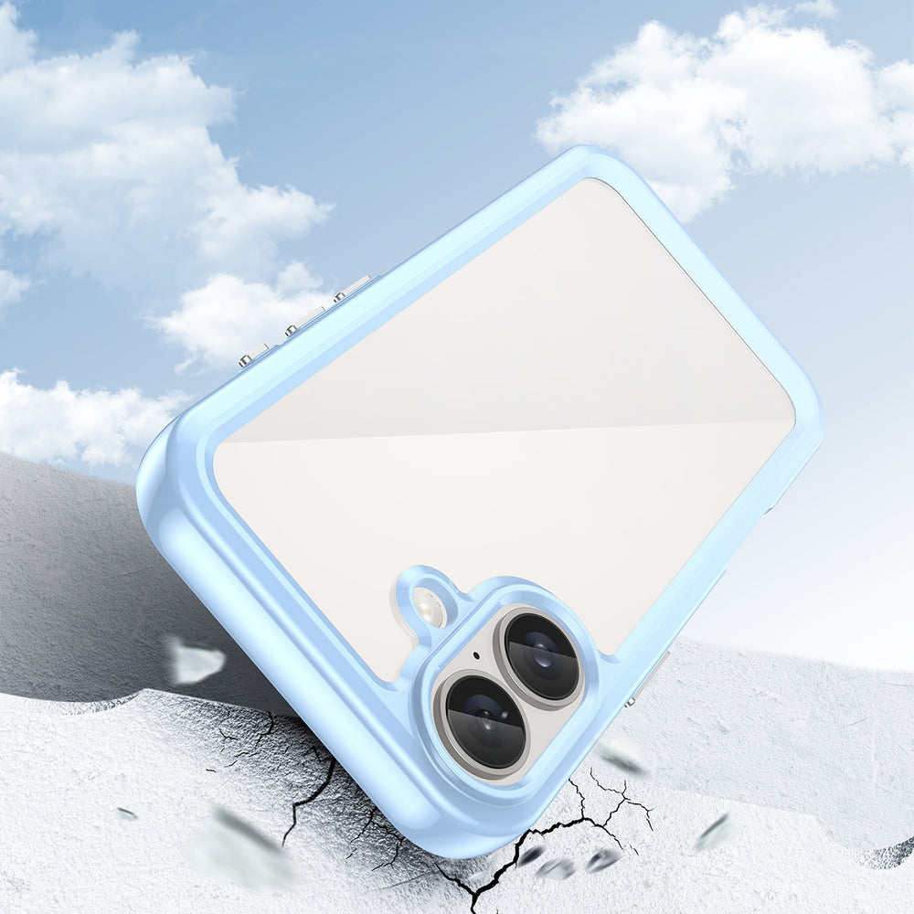 Outer Space Case med gelramme til iPhone 16 Plus - Blå