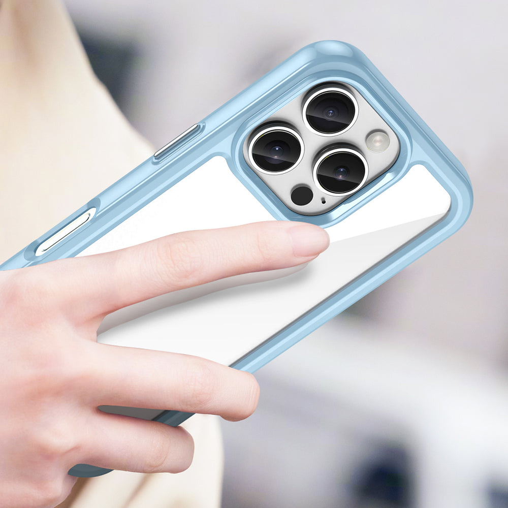 Outer Space Case med gelramme til iPhone 16 Pro - Blå