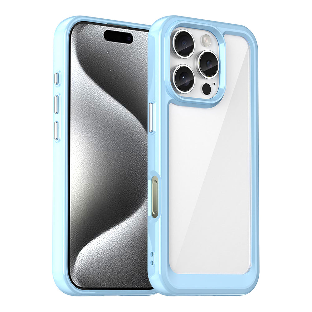 Outer Space Case med gelramme til iPhone 16 Pro Max - Blå
