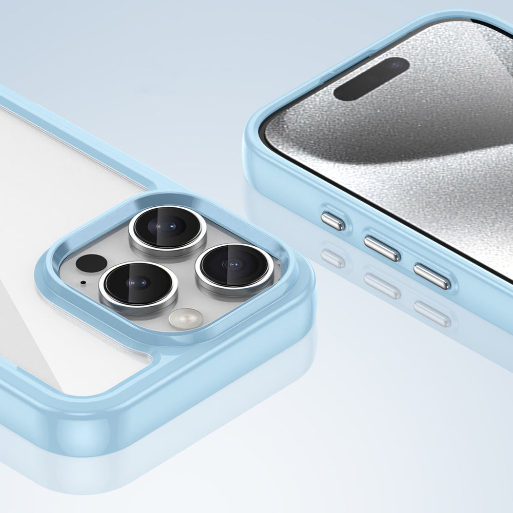 Outer Space Case med gelramme til iPhone 16 Pro Max - Blå