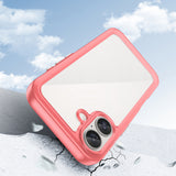 Outer Space Case med Gel Frame til iPhone 16 - Rød
