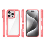 Outer Space Case with Gel Frame for iPhone 16 Pro - Red