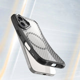 Ledende serie MagSafe Silicone Case til iPhone 16 - sort