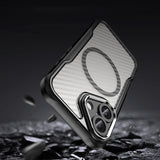 Ledende serie MagSafe Silicone Case til iPhone 16 - sort