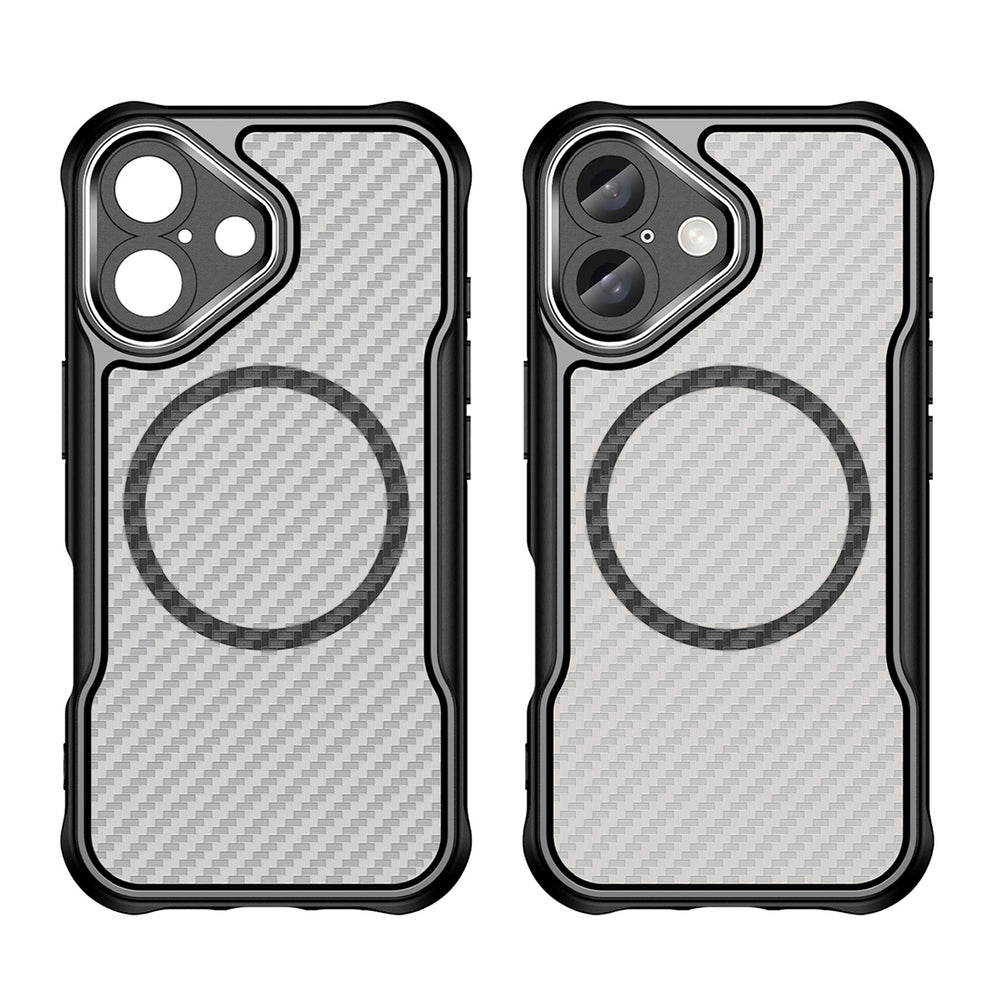 Ledende serie MagSafe Silicone Case til iPhone 16 Plus - sort