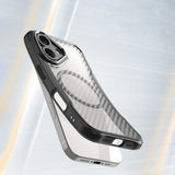 Ledende serie MagSafe Silicone Case til iPhone 16 Plus - sort