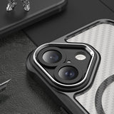 Ledende serie MagSafe Silicone Case til iPhone 16 Plus - sort