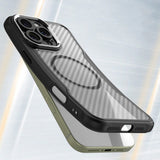 Ledende serie MagSafe Silicone Case til iPhone 16 Pro - sort