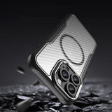 Ledende serie MagSafe Silicone Case til iPhone 16 Pro - sort