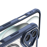 Ledende serie MagSafe Silicone Case til iPhone 16 - Blå