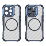Ledende serie MagSafe Silicone Case til iPhone 16 Pro - Blå