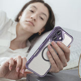 Ledende serie MagSafe Silicone Case til iPhone 16 - lilla