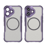 Ledende serie MagSafe Silicone Case til iPhone 16 Plus - Purple
