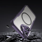 Ledende serie MagSafe Silicone Case til iPhone 16 Plus - Purple