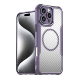 Ledende serie MagSafe Silicone Case til iPhone 16 Pro Max - lilla