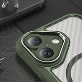 Ledende serie MagSafe Silicone Case til iPhone 16 - Grøn