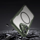 Ledende serie MagSafe Silicone Case til iPhone 16 - Grøn