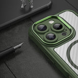 Ledende serie MagSafe Silicone Case til iPhone 16 Pro - Grøn