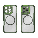 Ledende serie MagSafe Silicone Case til iPhone 16 Pro Max - Grøn