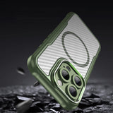 Ledende serie MagSafe Silicone Case til iPhone 16 Pro Max - Grøn