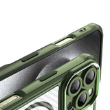 Ledende serie MagSafe Silicone Case til iPhone 16 Pro Max - Grøn