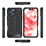Hybrid Armor iPhone 16 Pro Case - Black