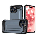Hybrid Armor iPhone 16 Pro Max Case - Blå
