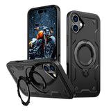 Hybrid Armor Trendy Case med MagSafe til iPhone 16 - sort