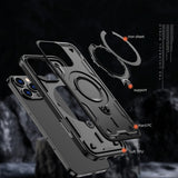 Hybrid Armor Trendy Case med MagSafe til iPhone 16 Pro Max - sort