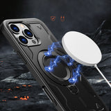 Hybrid Armor Trendy Case med MagSafe til iPhone 16 Pro Max - sort