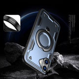 Hybrid Armor Trendy Case med MagSafe til iPhone 16 Plus - Blå