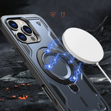 Hybrid Armor Trendy Case med MagSafe til iPhone 16 Pro - Blå