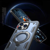 Hybrid Armor Trendy Case med MagSafe til iPhone 16 Pro - Blå