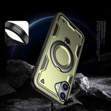 Hybrid Armor Trendy Case med MagSafe til iPhone 16 Plus - Grøn