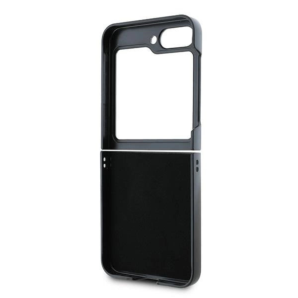 DKNY Checkered Pattern Printed Stripes Case for Samsung Galaxy Z Flip 6 - Beige