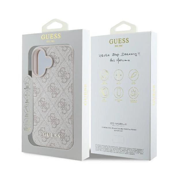 Guess 4G Classic iPhone 16 Plus-hylster - Pink