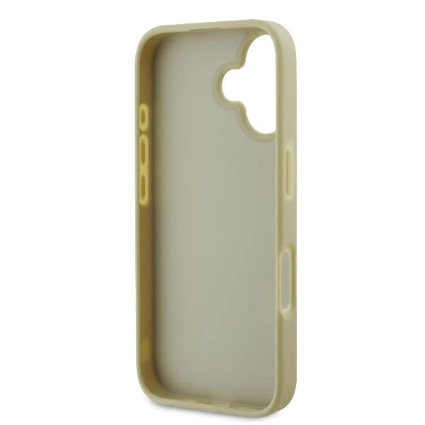Guess Fixed Glitter Big 4G Case for iPhone 16 Plus - Gold